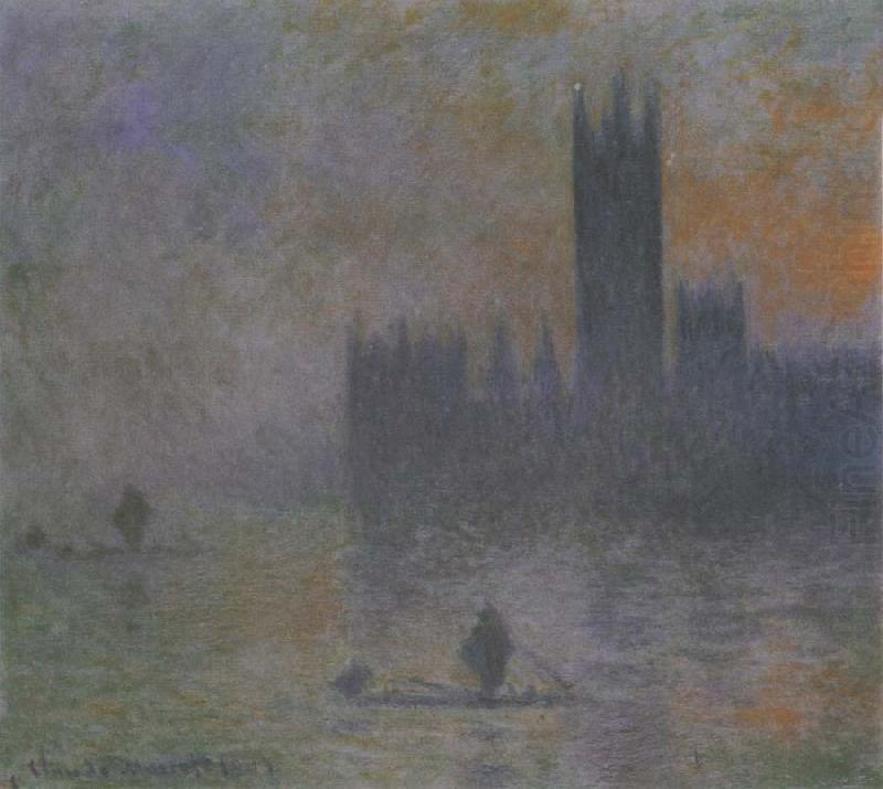 Claude Monet Houses of Parliament,Fog Effect china oil painting image